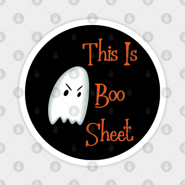 This Is Boo Sheet Magnet by JM's Designs